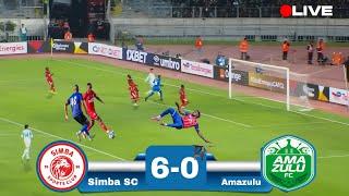 #live TAZAMA MAGOLI YOTE SIMBA SC 6-0 AMAZULU FC  MCHEZO WA KIRAFIKI LEO MUKWALA AFUNGA