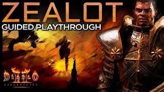 Nightmare Diablo 2 - LETS PLAY ZEAL PALADIN  Guided Playthrough