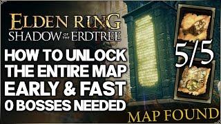 Shadow of the Erdtree - Unlock FULL Map EARLY & FAST - 55 Map Fragment Location Guide - Elden Ring