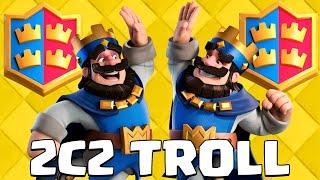 JUGANDO MAZOS TROLL EN 2C2 DE CLASH ROYALE  Byluant @CAMFERVAL.GAMING