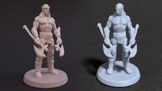 Making an Elf Barbarian Miniature - DnD