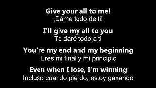 All of Me  Todo De Mí  by John Legend - Letra en inglés y español