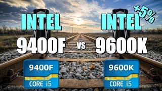 9400F vs 9600K - 1660-Ti. CSGO Fortnite PUBG GTAV Overwatch.