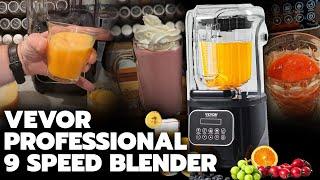 Vevor Professional 68oz Blender Review & Demos