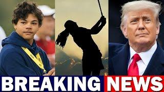 KAI TRUMP IS BADLY CRUSHING CHARLIE WOODS IN GOLF SEE HOWGOLF PGA TOUR NEWS