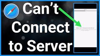 How To Fix Safari Cant Connect To Server