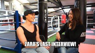 Zara Phythians Last Interview