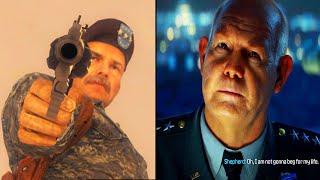 General Sheperd Death Scene MW2 2009 vs MW3 2023