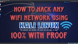 How to Hack Any Wifi Password Easily Using Kali Linux 100% Working  Kali  Hacking WPA2WPA