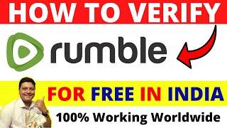 How To Verify Rumble.com Account Phone Verification From India or Any Country in World For Free 