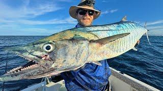 Mackerel Time 3 trips and I finally got one Catch & clean