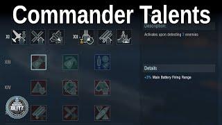 New Captain Skills - Talents - World of Warships Blitz