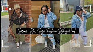 Spring Plus Size Fashion Styling  Haul • Casual Summer Lookbook  @iamcurvyglam