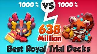 The Best Royal Trials Deck - Inquisitor vs Spirit Master = 638 Million  Rush Royale