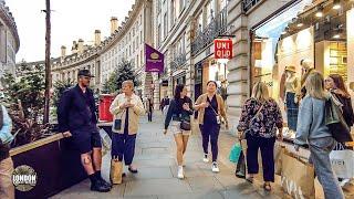 London autumn Walk  London walk with me.  Traveling  Central London  Walking Tour 4K