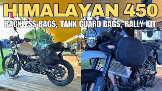 Exclusive Himalayan 450 Rackless Bags Arrow Exhaust India Launch All Upcoming Accessories