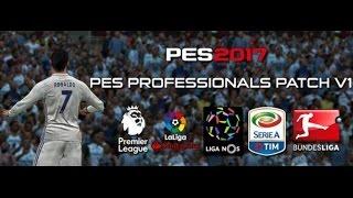 PES 2017 PC  PROFESSIONALS PATCH 2017 V1  RECOMMENDED PATCH