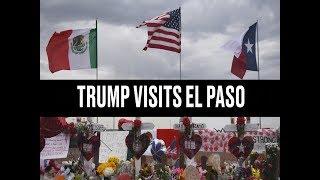 El Paso Trump Visits Survivors of Mass Shooting