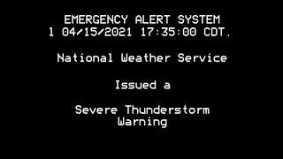 Severe Thunderstorm Warning in Austin TX