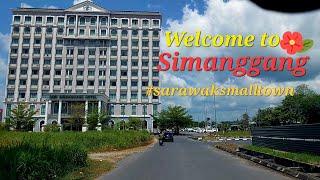 Simanggang Sri Aman driving around in this beautiful town kita jalan jalan gais