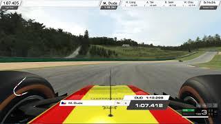 Lets Play RaceRoom Brno Circuit Formula X-17 - fastest lap