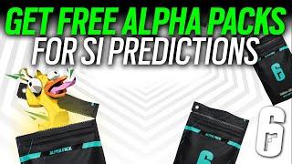 Free Alpha Packs For Six Invitational Predictions - 6News - Rainbow Six Siege