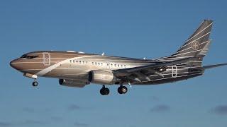 Air X Charter - Boeing 737-7BCBBJ - Landing & Takeoff