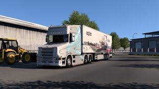 Euro Truck Simulator 2 Scania new gen V8 open pipe version 2.0