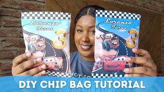 Easy Personalized Chip Bag Design and Assembly Tutorial  UPDATED TECHNIQUES