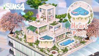 Pink LUXURY Penthouse NO CC  The Sims 4 Stop Motion Speed Build