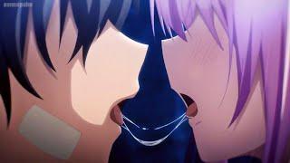 Hottest Anime Kiss  Tongue Kiss In Anime  Best Cute Anime kisses  Anime Kissing  Lovely Anime Kiss