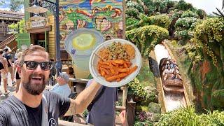 Trying NEW Food At Disneys Magic Kingdom  Tianas Bayou Adventure Opening Day New Merch & More