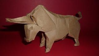 Origami bull Instructions Stephan Weber