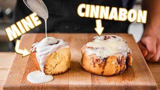 Making Cinnabon Cinnamon Rolls At Home  But Better