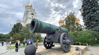 Complete walk through Moscow Kremlin  Kremlin Armoury Chamber Museums and Cathedrals  Russia 2021