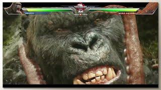 Kong vs Mire Squid with Healthbars