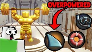 I Got The Most OVERPOWERED ITEM In GYM LEAGUE Roblox