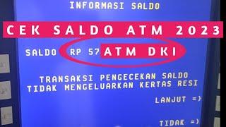 Cara cek saldo ATM DKI 2023