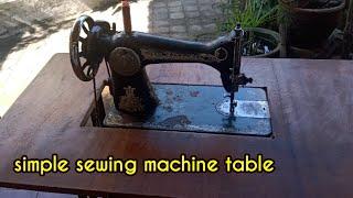 Making a Simple Sewing Machine Table