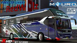 MOD BUSSID TERBARU l SR2 XHD MN HINO l STJ MAURO PALING DETAIL SHARE 3D LIVERY BUSSID V3.7.1