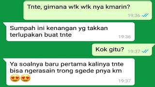 SUMPAH GUA TERHARU SAMA T4NTE CANTIK SEHABIS WK WK DIA BILANG GINI  PRANK TEXT MINTA PAP TT CWE