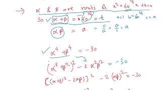 alpha and beta are roots of quadratic equations   then product of all possible values of a will be