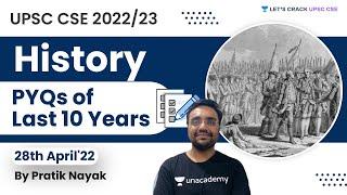 2011 - 2021 Previous Years History PYQs by Pratik Nayak  Crack UPSC CSEIAS 2022