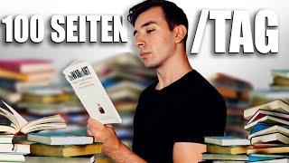 1 Woche 100 Seiten pro Tag LESEN & DAS passiert  Selbstexperiment