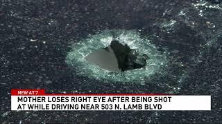 Mother of three loses eye after being shot while driving down Las Vegas dead-end