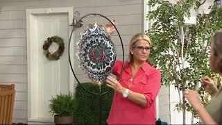 Metal Laser Cut Wind Spinner with Stake on QVC