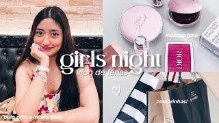 girls’ night vlog de férias date com a sis jantar sephora roupas haul e passeio no shopping