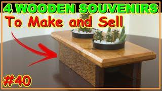 4 WOODEN SOUVENIRS TO MAKE AND SELL VÍDEO #40 #woodworking #wooden #joinery