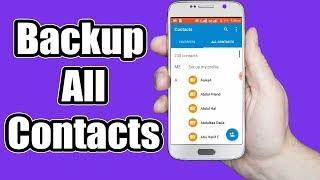 How to Backup Contacts on Android Phone