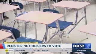 Hoosiers urged to register to vote ahead of election